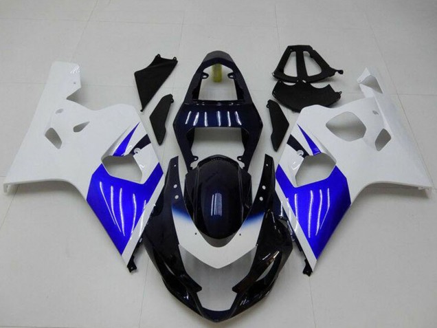 Billigste Suzuki GSXR 600/750 Motorrad Verkleidung 2004-2005 - Weiss Blau Schwarz