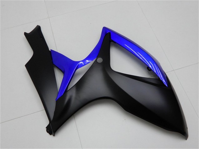 Billigste Suzuki GSXR 600/750 Motorrad Verkleidung 2006-2007 - Blau Matt Schwarz