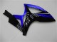 Billigste Suzuki GSXR 600/750 Motorrad Verkleidung 2006-2007 - Blau Glanzendes Schwarz