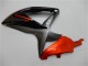 Billigste Suzuki GSXR 600/750 Motorrad Verkleidung 2008-2010 - Orange Grau Glanzendes Schwarz