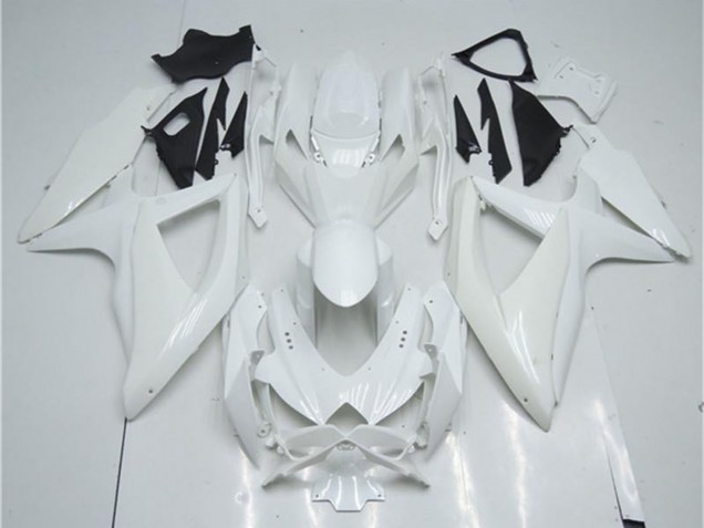 Billigste Suzuki GSXR 600/750 Motorrad Verkleidung 2008-2010 - Weiss