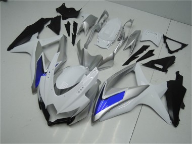 Billigste Suzuki GSXR 600/750 Motorrad Verkleidung 2008-2010 - Silber Weiss Blau Schwarz