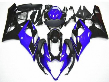 Billigste Suzuki GSXR 1000 Motorrad Verkleidung Kit 2005-2006 - Blau Schwarz
