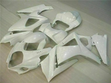 Billigste Suzuki GSXR 1000 Motorrad Verkleidung 2007-2008 - Weiss