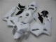 Billigste Honda CBR600RR Motorrad Verkleidung 2005-2006 - Glanzendes Weiss