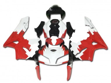 Billigste Honda CBR600RR Motorrad Verkleidung 2005-2006 - Weiss Rot Schwarz