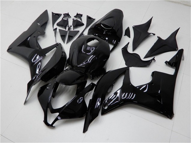 Billigste Honda CBR600RR Motorrad Verkleidung 2007-2008 - Glanzendes Schwarz