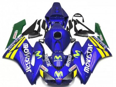 Billigste Honda CBR1000RR Motorrad Verkleidung 2004-2005 - Blau Gelb Grun MoviStar Rot Castrol