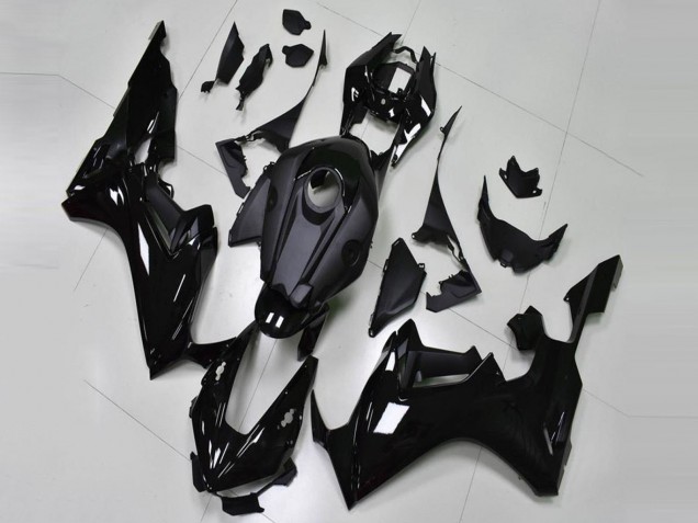 Billigste Honda CBR1000RR Motorrad Verkleidung 2017-2023 - Glanzendes Schwarz Matt Schwarz