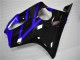 Billigste Honda CBR600 F4i Motorrad Verkleidung Kit 2004-2007 - Blau Glanzendes Schwarz
