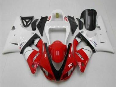 Billigste Yamaha YZF R1 Motorrad Verkleidung 1998-1999 - Weiss Rot Schwarz