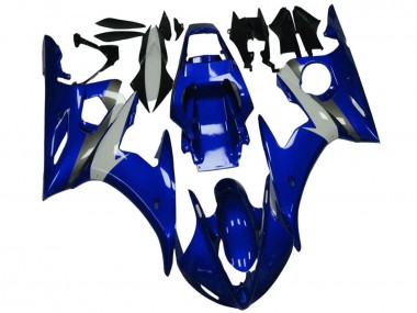 Billigste Yamaha YZF R6 Motorrad Verkleidung 2003-2004 - Blau Weiss