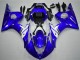 Billigste Yamaha YZF R6 Motorrad Verkleidung 2003-2004 - Blau Weiss