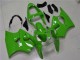 Billigste Kawasaki ZX6R Motorrad Verkleidung 2000-2002 - Grun Schwarz