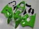 Billigste Kawasaki ZX6R Motorrad Verkleidung 2000-2002 - Grun Schwarz