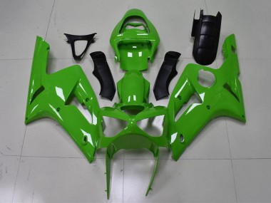 Billigste Kawasaki ZX6R Motorrad Verkleidung 2003-2004 - Grun