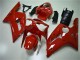 Billigste Kawasaki ZX6R Motorrad Verkleidung Kit 2003-2004 - Rot