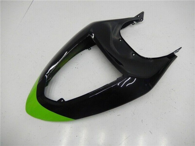 Billigste Kawasaki ZX6R Motorrad Verkleidung 2005-2006 - Grun Glanzendes Schwarz