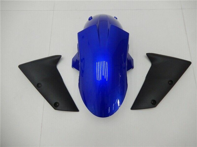Billigste Kawasaki ZX6R Motorrad Verkleidung 2005-2006 - Blau Matt Schwarz