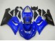 Billigste Kawasaki ZX6R Motorrad Verkleidung 2005-2006 - Blau Matt Schwarz