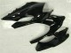 Billigste Kawasaki ZX10R Motorrad Verkleidung 2004-2005 - Glanzendes Schwarz