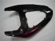 Billigste Kawasaki ZX10R Motorrad Verkleidung 2006-2007 - Glanzendes Schwarz Rot Flamme