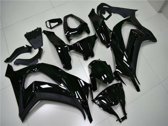 Billigste Kawasaki ZX10R Motorrad Verkleidung 2011-2015 - Glanzendes Schwarz