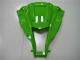Billigste Kawasaki ZX10R Motorrad Verkleidung 2011-2015 - Grun Glanzendes Schwarz