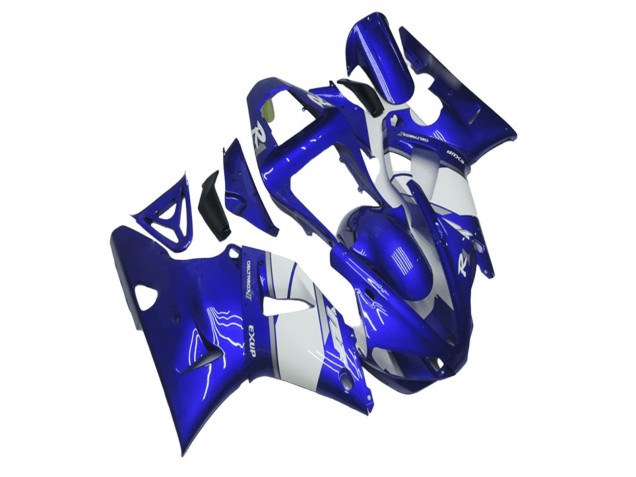 Billigste Yamaha YZF R1 Motorrad Verkleidung 2000-2001 - Blau Weiss