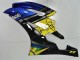 Billigste Yamaha YZF R6 Motorrad Verkleidung 2006-2007 - Blau Gelb Glanzendes Schwarz Hai