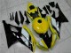 Billigste Yamaha YZF R6 Motorrad Verkleidung 2008-2016 - Gelb Weiss Glanzendes Schwarz