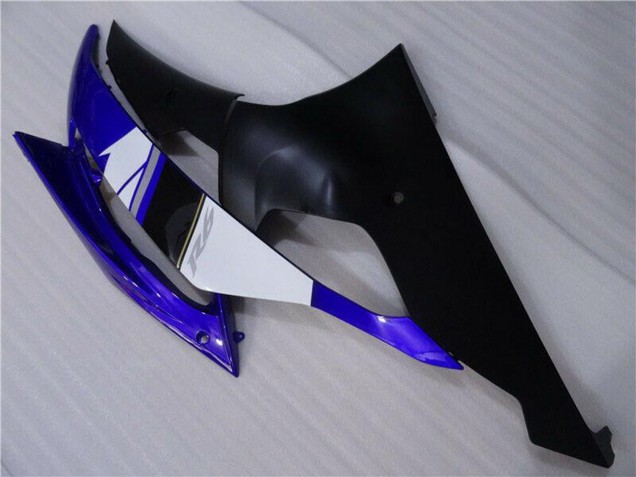 Billigste Yamaha YZF R6 Motorrad Verkleidung 2008-2016 - Weiss Blau Matt Schwarz