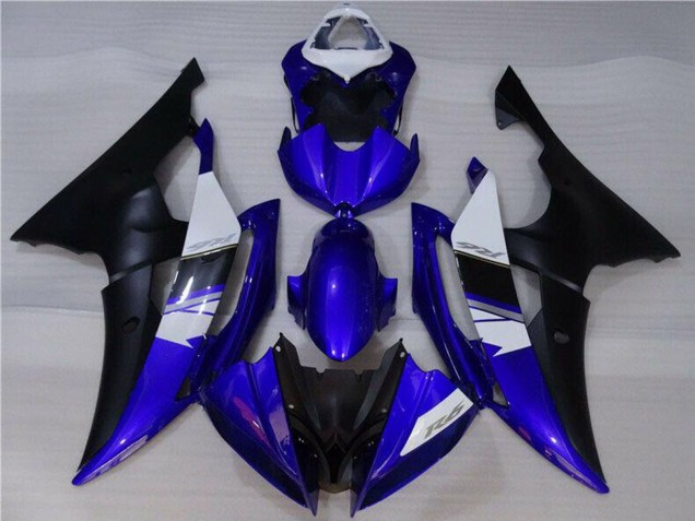 Billigste Yamaha YZF R6 Motorrad Verkleidung 2008-2016 - Weiss Blau Matt Schwarz