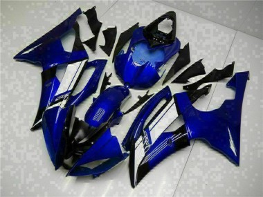 Billigste Yamaha YZF R6 Motorrad Verkleidung 2008-2016 - Blau Weiss