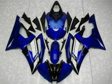 Billigste Yamaha YZF R6 Motorrad Verkleidung 2008-2016 - Blau Weiss