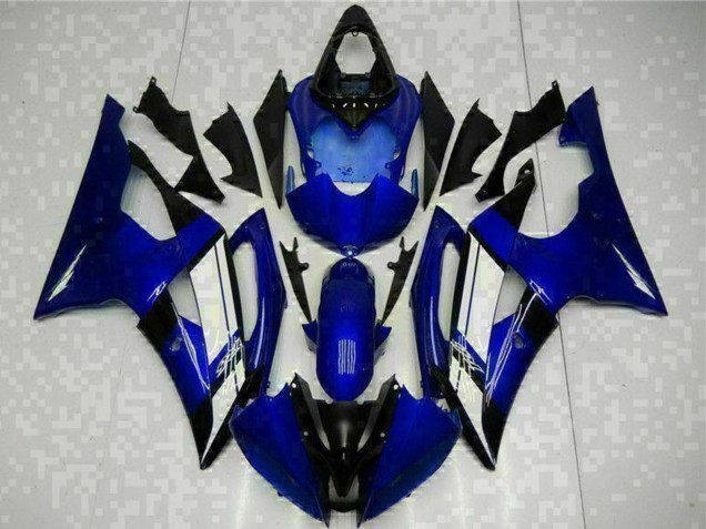 Billigste Yamaha YZF R6 Motorrad Verkleidung 2008-2016 - Blau Weiss