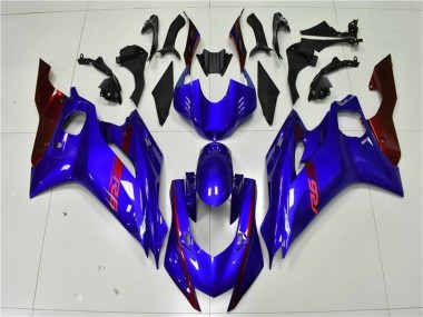 Billigste Yamaha YZF R6 Motorrad Verkleidung 2017-2023 - Blau Rot