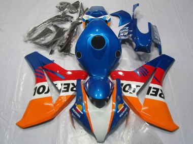 Billigste Honda CBR1000RR Motorrad Verkleidung 2008-2011 - Orange Weiss Rot Blau Repsol