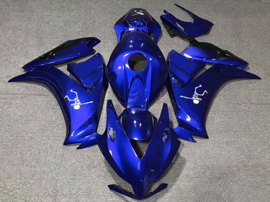 Billigste Honda CBR1000RR Motorrad Verkleidung 2012-2016 - Blau Glanzendes Schwarz