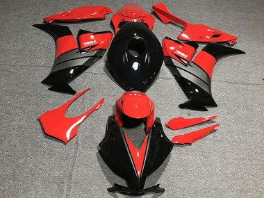 Billigste Honda CBR1000RR Motorrad Verkleidung 2012-2016 - Rot Grau Glanzendes Schwarz
