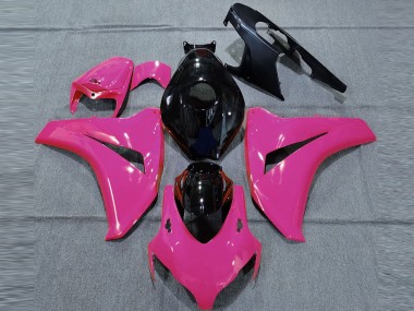 Billigste Honda CBR1000RR Motorrad Verkleidung 2008-2011 - Rosa Glanzendes Schwarz
