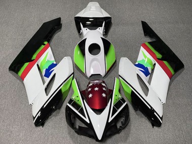 Billigste Honda CBR1000RR Motorrad Verkleidung 2004-2005 - Weiss Grun Rot Glanzendes Schwarz Stern