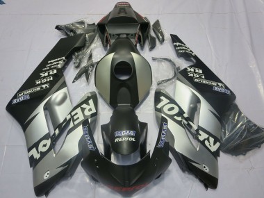 Billigste Honda CBR1000RR Motorrad Verkleidung 2004-2005 - Silber Grau Matt Schwarz Repsol