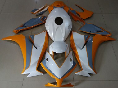 Billigste Honda CBR1000RR Motorrad Verkleidung 2012-2016 - Weiss Orange Grau