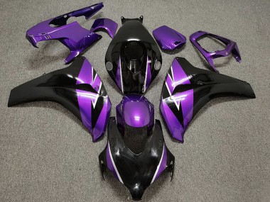 Billigste Honda CBR1000RR Motorrad Verkleidung 2008-2011 - Lila Glanzendes Schwarz
