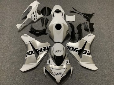Billigste Honda CBR1000RR Motorrad Verkleidung 2008-2011 - Weiss Silber Schwarz Repsol