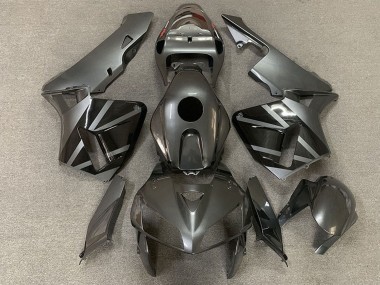Billigste Honda CBR600RR Motorrad Verkleidung 2005-2006 - Dunkel Silber und Schwarz