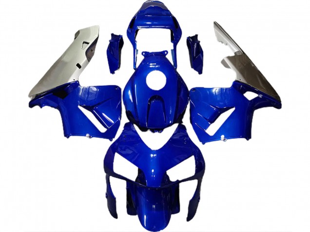 Billigste Honda CBR600RR Motorrad Verkleidung 2003-2004 - Silber Blau