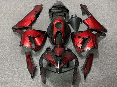Billigste Honda CBR600RR Motorrad Verkleidung 2005-2006 - Dunkel Bonbon Rot