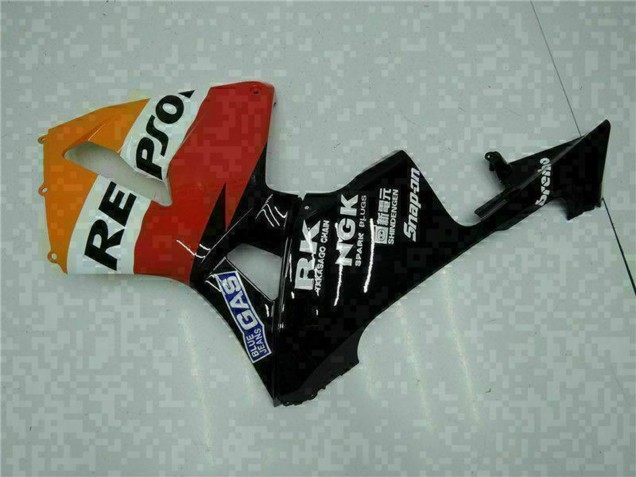 Billigste Honda CBR600RR Motorrad Verkleidung 2005-2006 - Orange Weiss Rot Schwarz Repsol